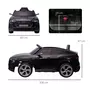 HOMCOM Voiture véhicule électrique enfant e-tron Sportback S line 12 V - V. max. 8 Km/h - effets sonores, lumineux - télécommande, port USB, MP3 - noir