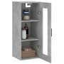 Voir la diapositive 5 : VIDAXL Armoire murale gris beton 34,5x34x90 cm