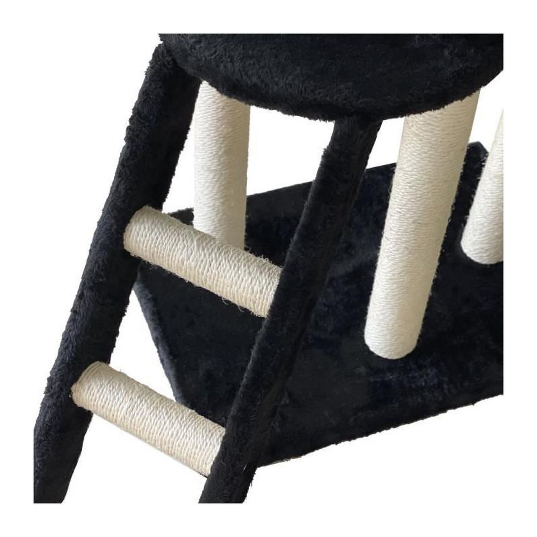 Voir la diapositive 5 : GENERIQUE JIPSY - Arbre a chat - 79 x 34 x 138 cm - Noir