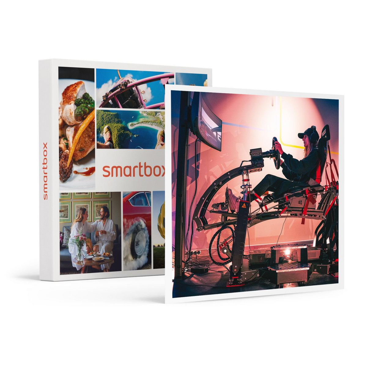 Smartbox Pilotage de course automobile de 30 min sur simulateur au cœur de Paris - Coffret Cadeau Sport & Aventure