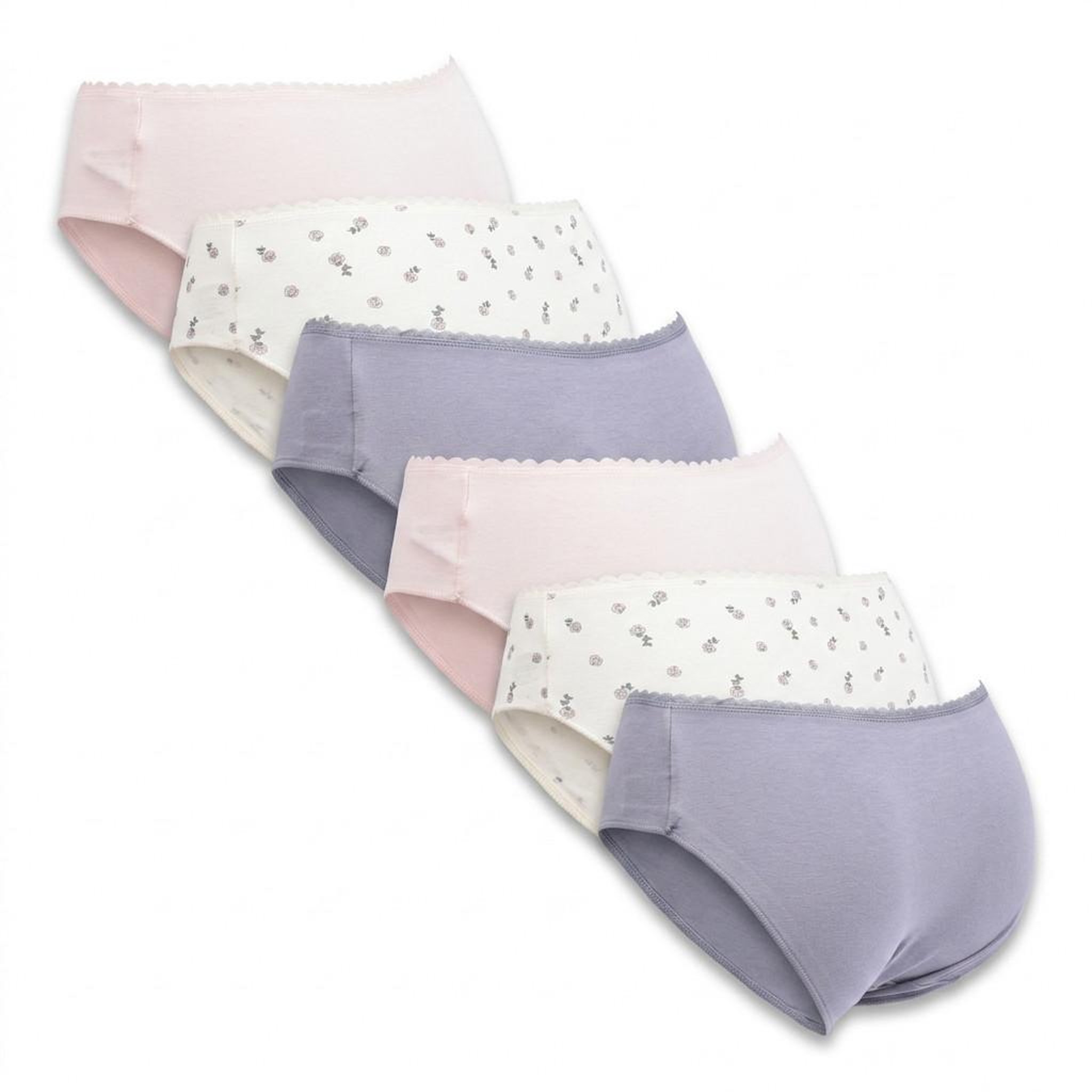 Voir la diapositive 3 : OZABI OZABI Pack de Culottes Femme Coton – Lot de 6