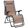 Voir la diapositive 3 : VIDAXL Chaise pliable de terrasse Textilene Taupe