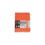 AUCHAN Carnet premium Notebook A6 - 96 pages - 10.5x14.5cm - Fluo - Orange