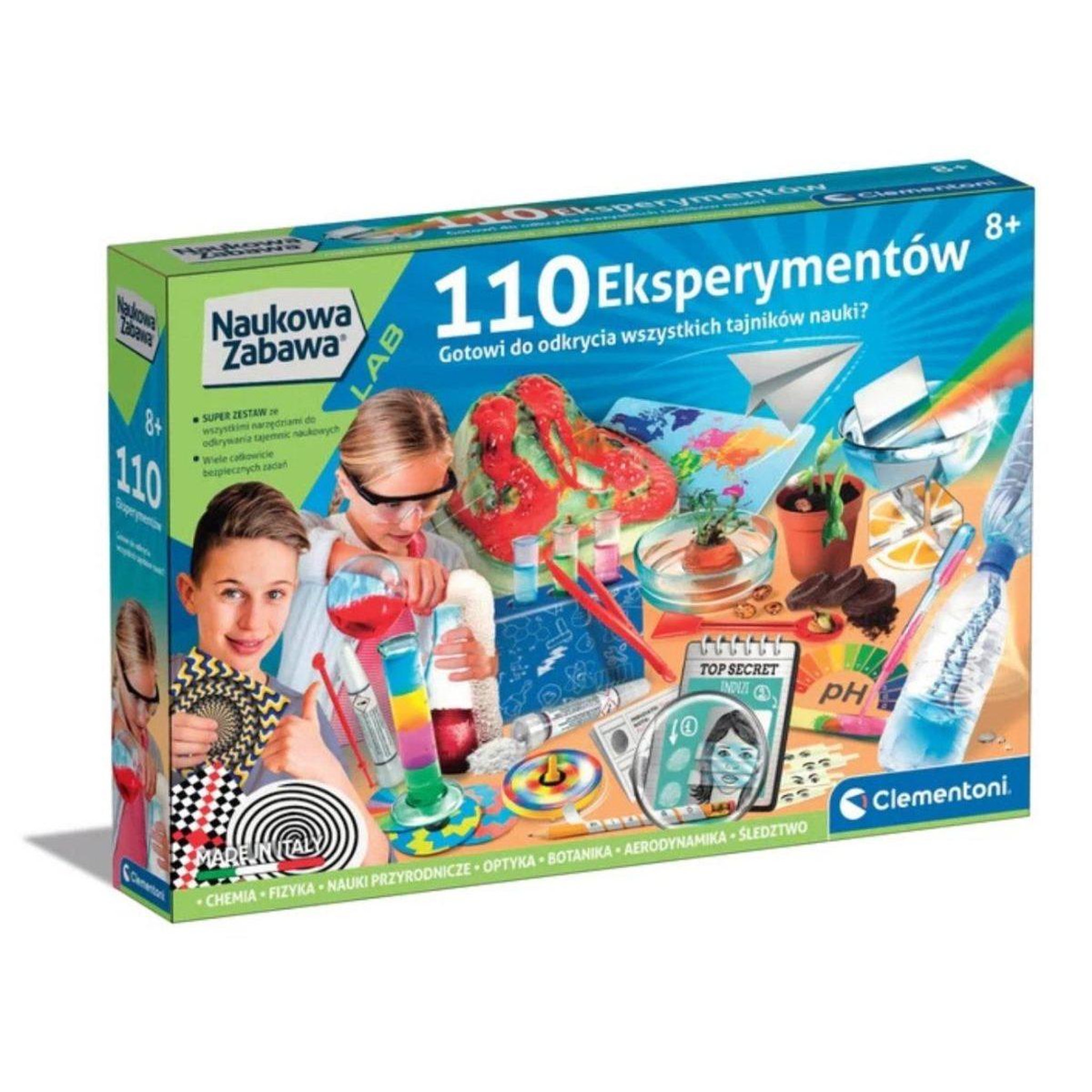 CLEMENTONI Coffret scientifique  50720 science  and  jeu - 110 expériences