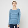 Voir la diapositive 1 : INEXTENSO T-shirt manche courte bleu canard uni femme