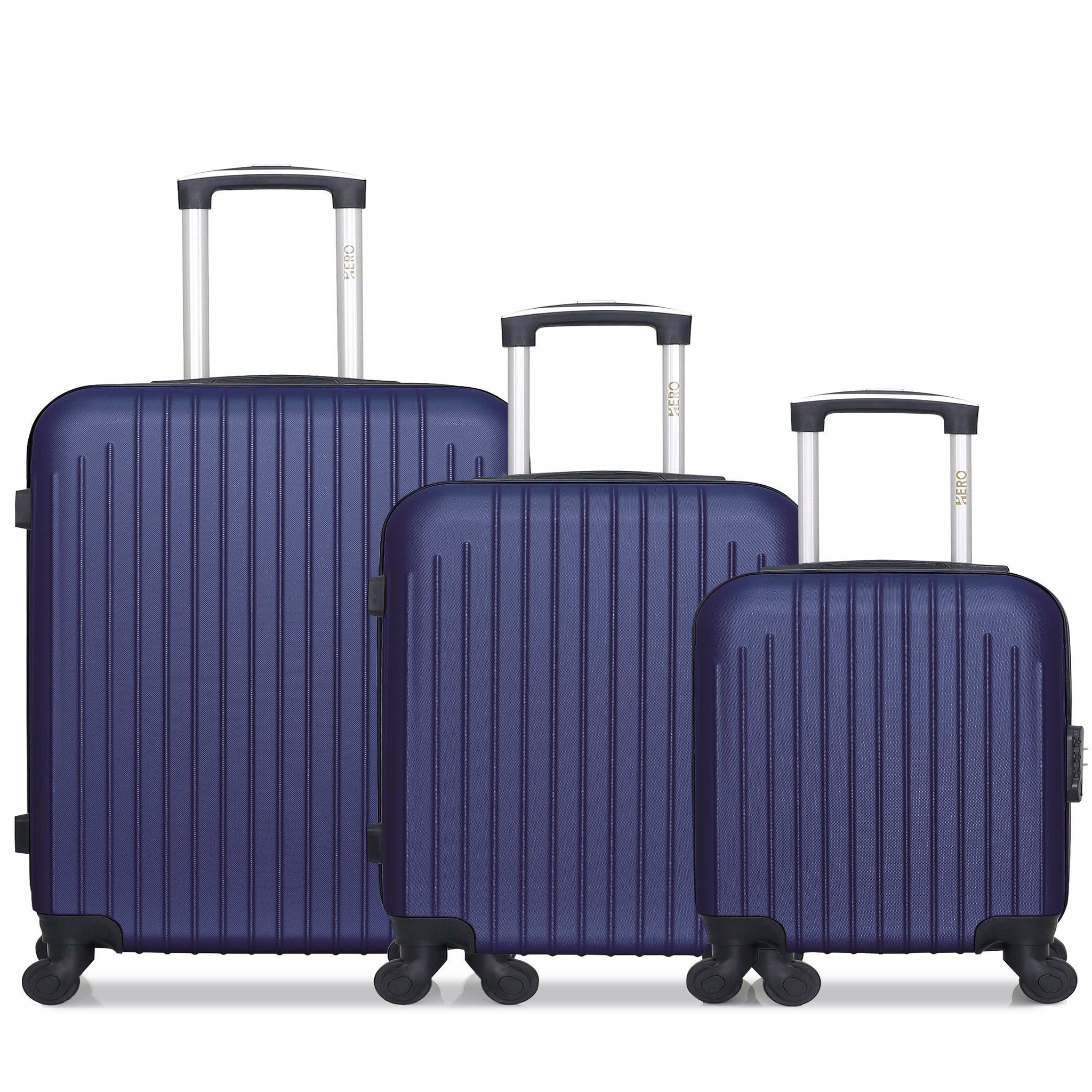 HERO Hero - lot de 3 - valise weekend, valise cabine et valise cabine xxs carpates