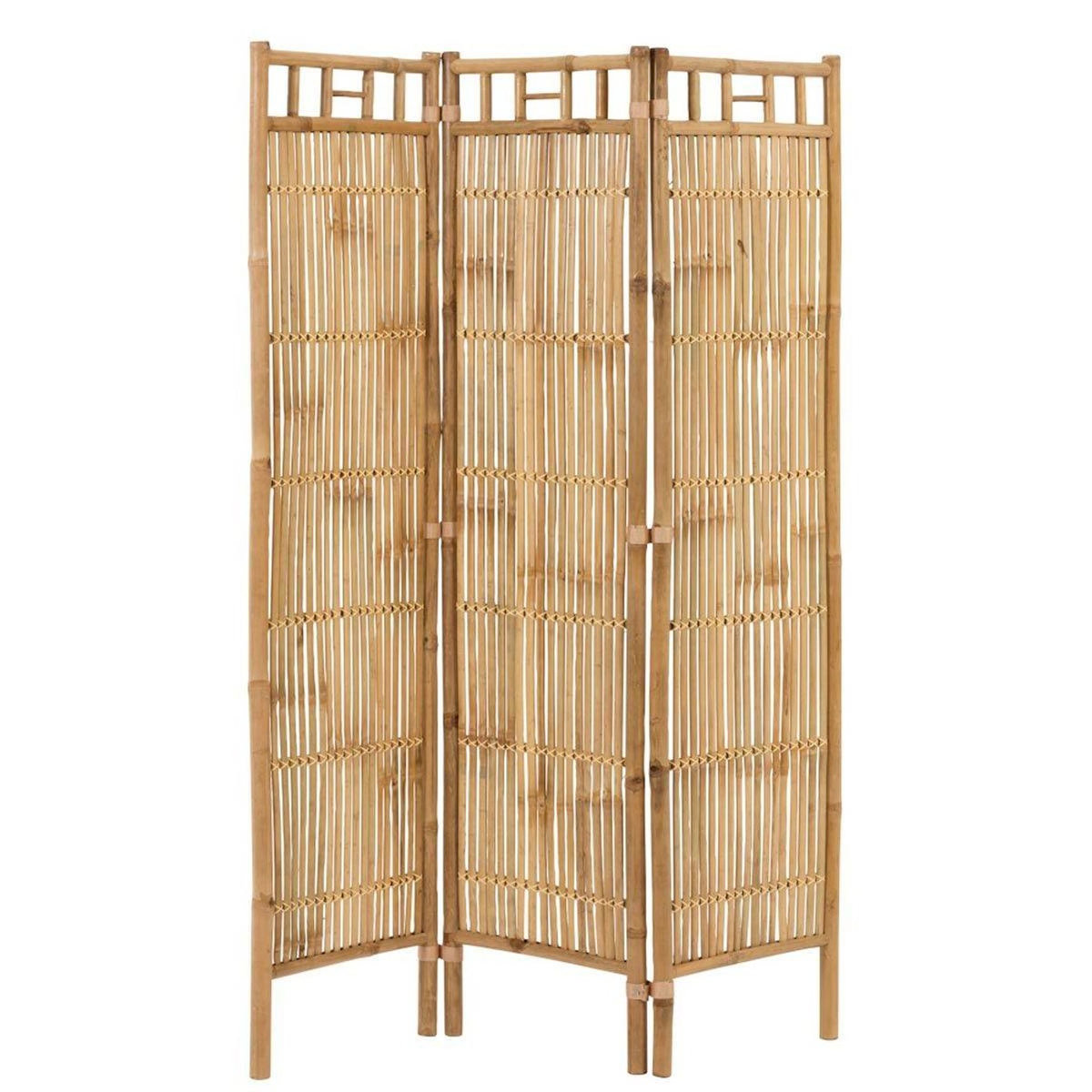 Paris Prix Paravent en Bois  Bambou  120x160cm Naturel
