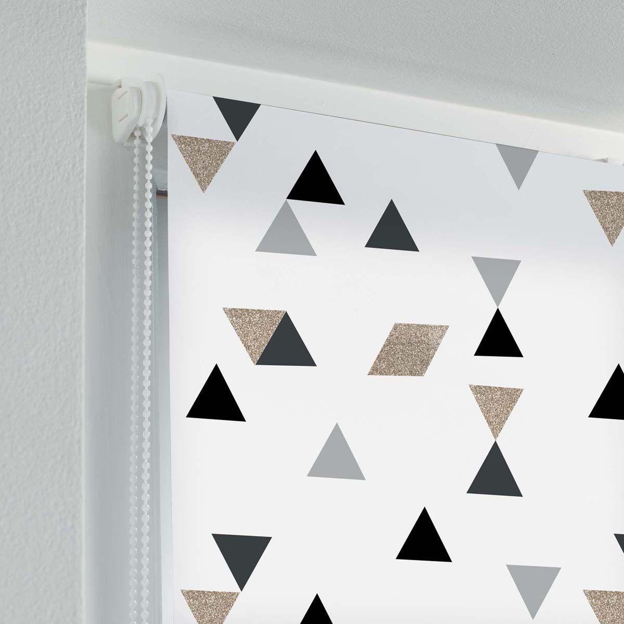 Voir la diapositive 2 : Douceur d'Intérieur Store enrouleur tamisant  ny cuivre  120x180cm blanc