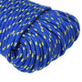Voir la diapositive 4 : VIDAXL Corde de bateau Bleu 4 mm 25 m Polypropylene