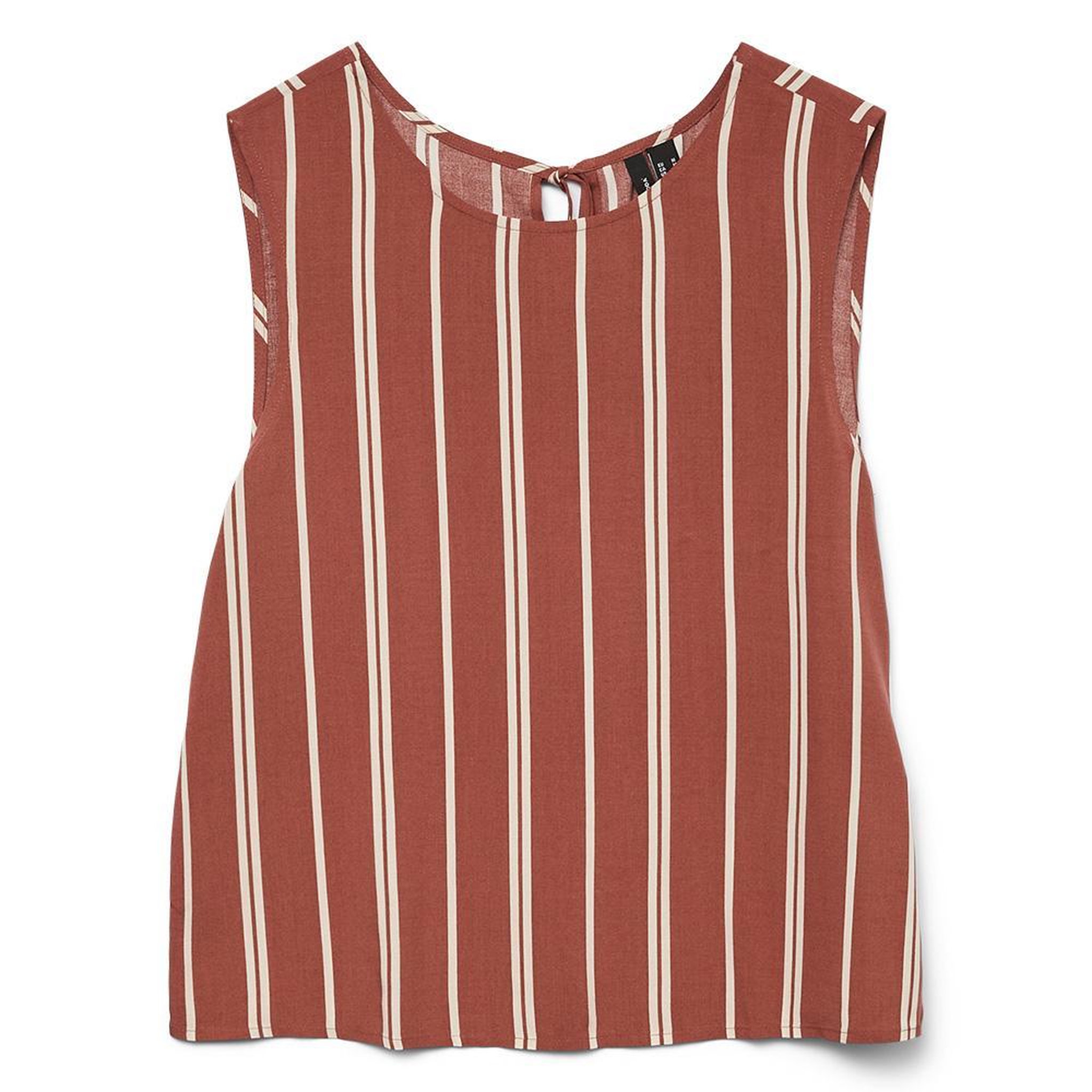 Vero Moda Blouse Blanc/Rouge Femme Vero Moda Christina Stripe. Coloris disponibles : Rouge