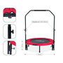 Voir la diapositive 2 : JUMP4FUN Mini Trampoline Fitness Jump4fun Pliable Double-Bar - Ø92cm