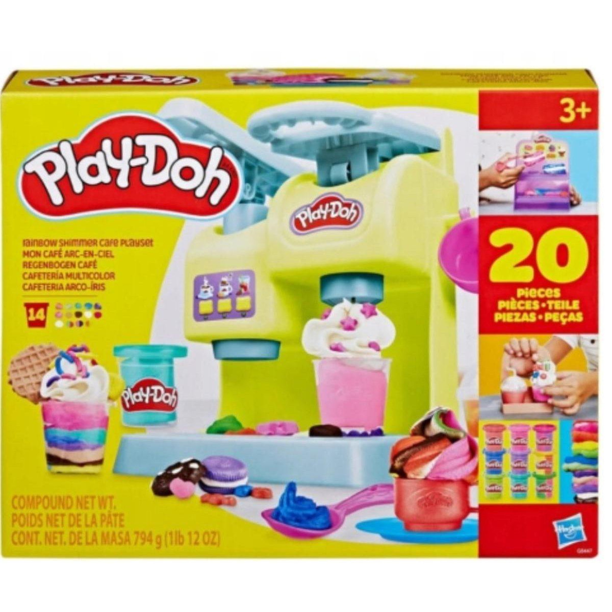 Voir la diapositive 3 : HASBRO Pâte à modeler play-doh  g0447 - le café arc-en-ciel