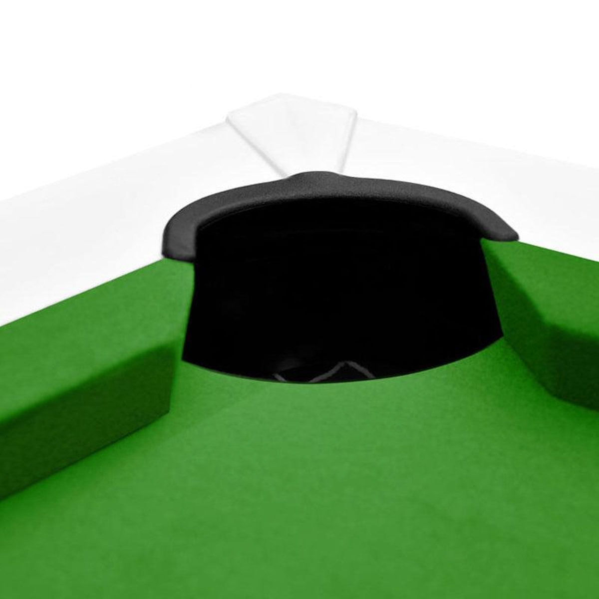 Rendez vous déco Table de billard convertible blanche tapis vert-Eddie