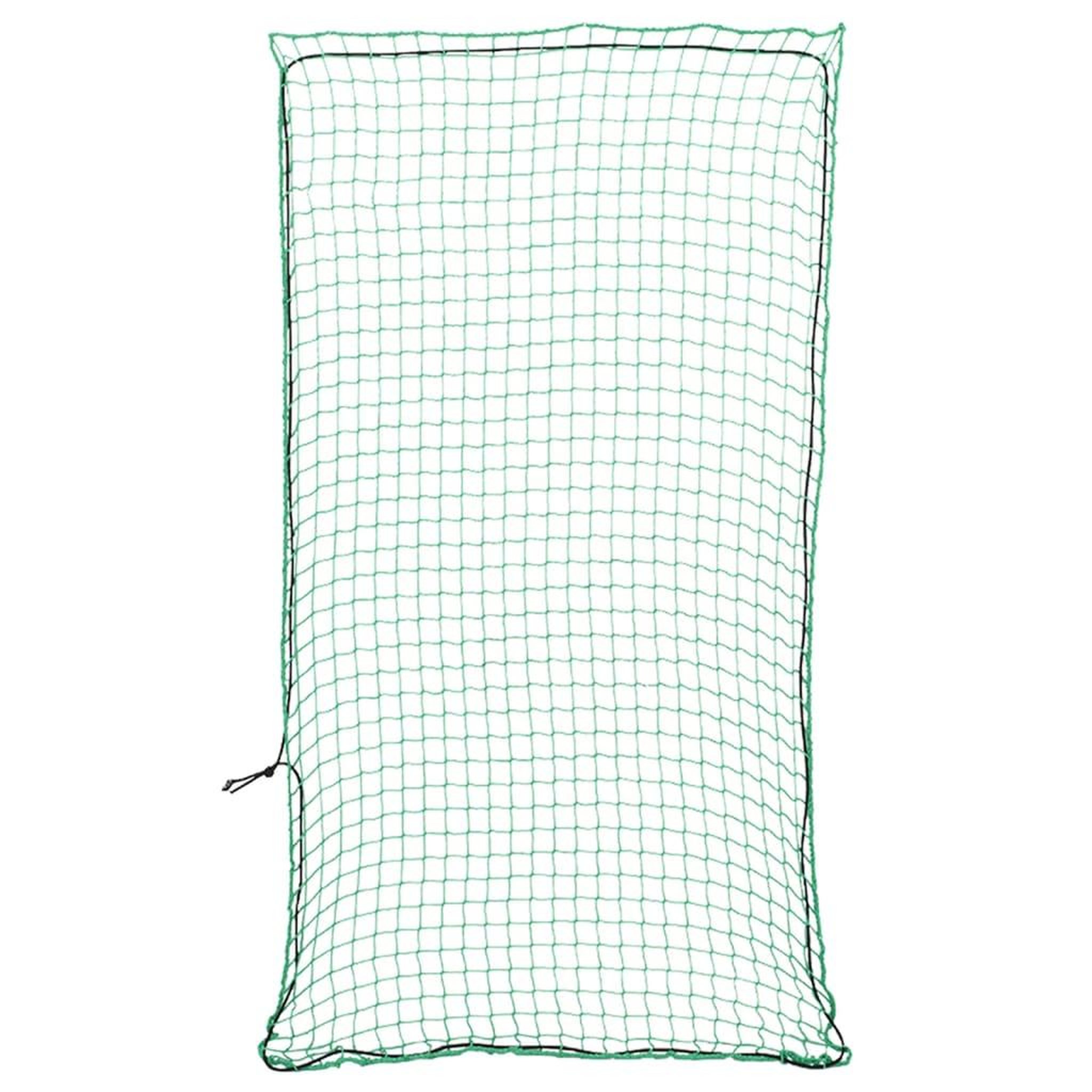 VIDAXL Filet pour remorque avec corde elastique vert 6x3 m PP