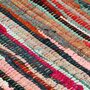 VIDAXL Napperons 4 pcs Chindi Plain Multicolore 30 x 45 cm Coton
