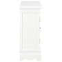 Voir la diapositive 4 : VIDAXL Buffet blanc 70x28x70 cm bois de pin massif