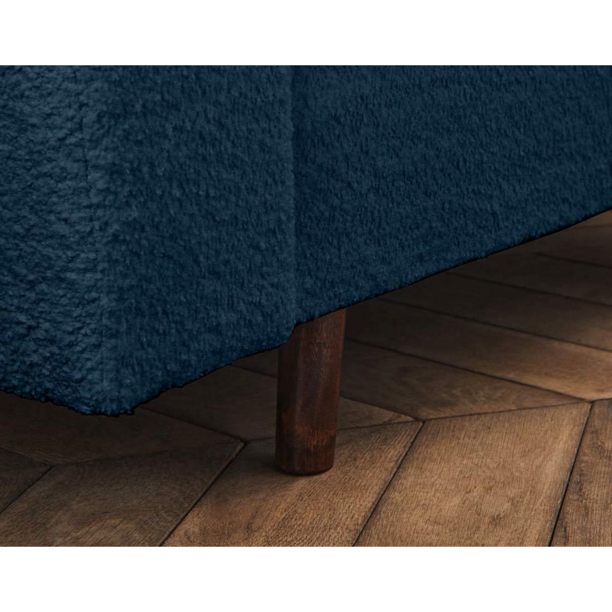 LISA DESIGN Rune - fauteuil - en tissu bouclette