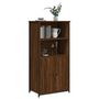 Voir la diapositive 3 : VIDAXL Buffet haut chene marron 62x36x121,5 cm bois d'ingenierie
