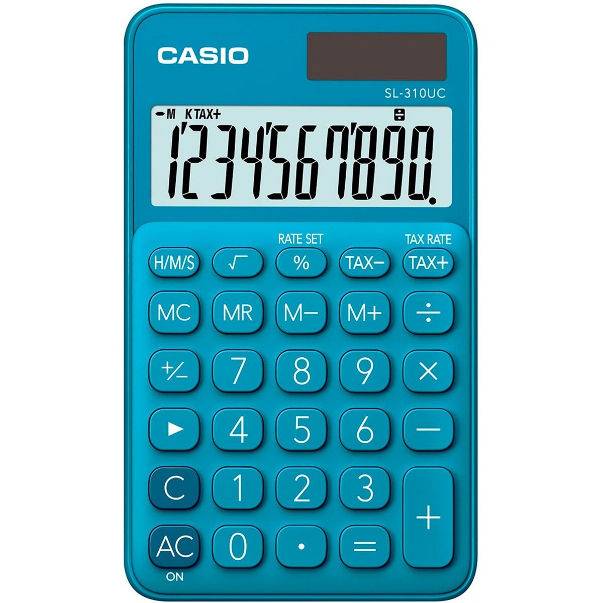 CASIO  Calculatrice arithmétique de poche SL-130UC bleue