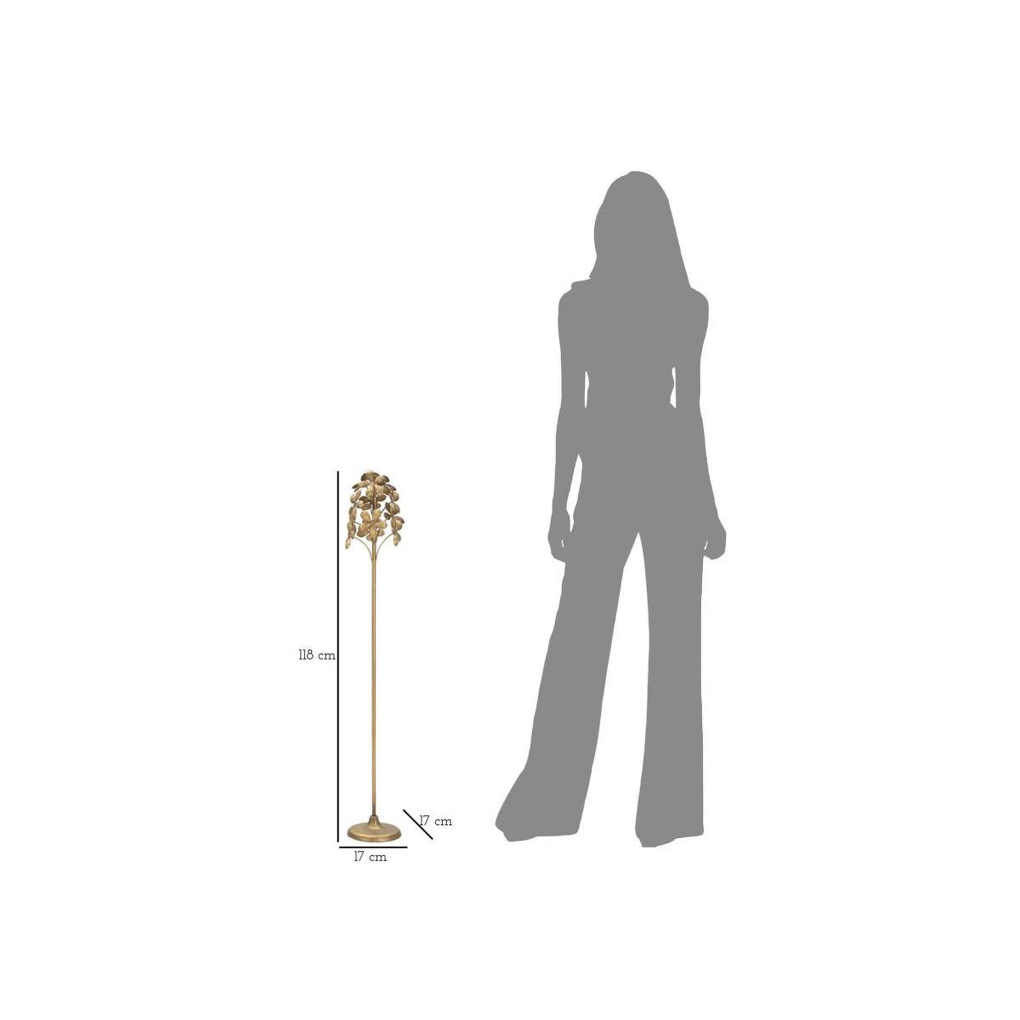 Voir la diapositive 6 : Paris Prix Bougeoir design en métal  flowy  93cm or