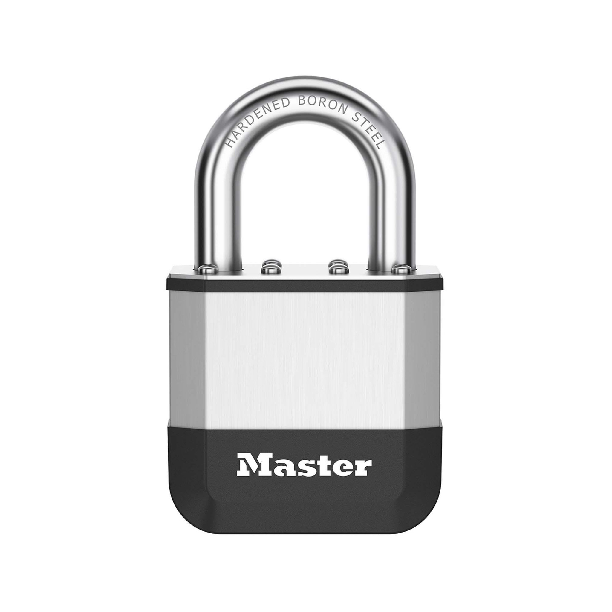Master lock Cadenas innovant nouvelle génération, en acier laminé haute résistance de 52 mm - 2 clés
