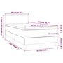 Voir la diapositive 6 : VIDAXL Sommier a lattes de lit avec matelas et LED Gris fonce 80x200cm