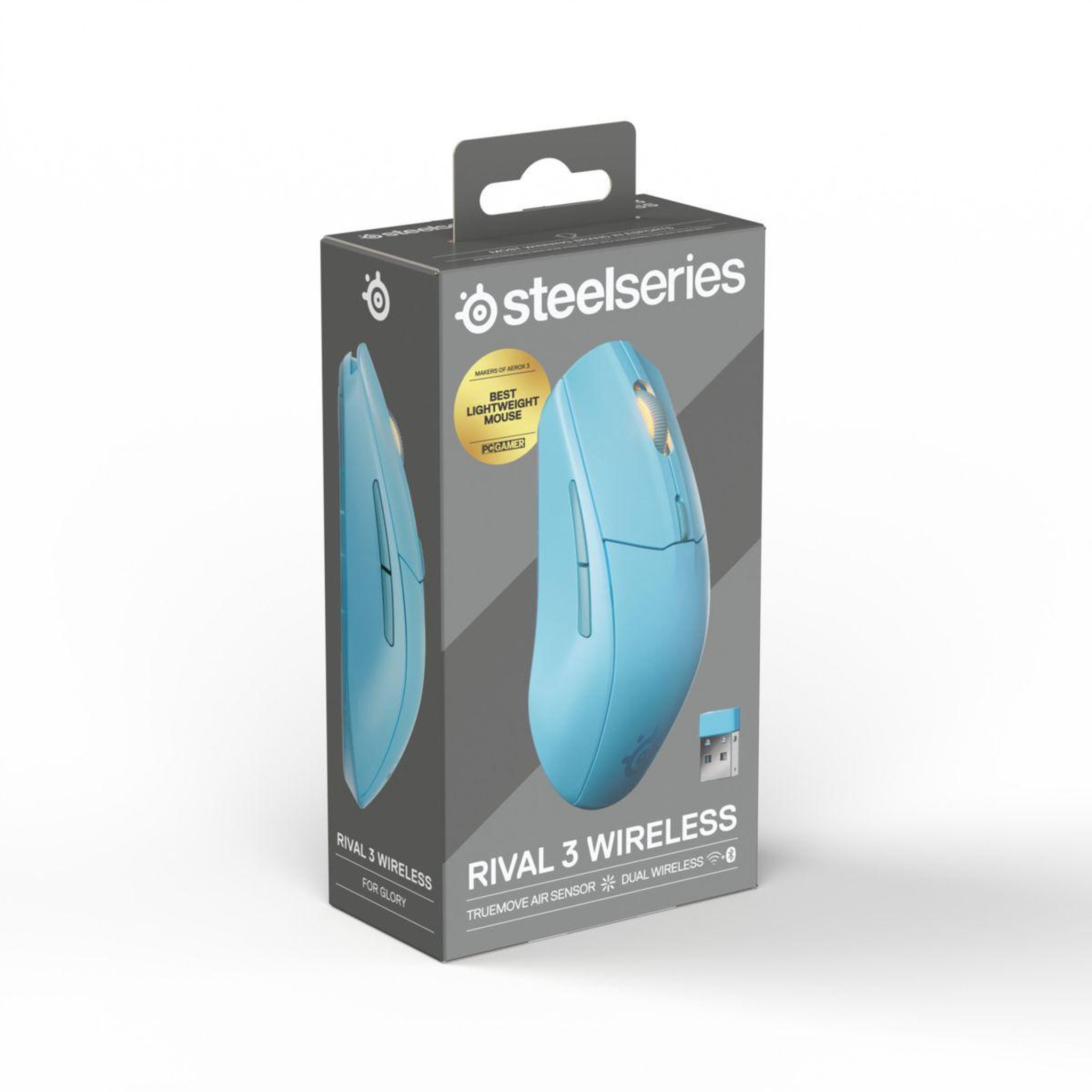 Voir la diapositive 2 : STEEL SERIES Souris gamer sans fil rival 3 wl gen 2 aqua