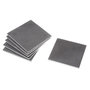 Voir la diapositive 1 : SECRET DE GOURMET Lot de 6 Dessous de Verre  Ardoise  10x10cm Gris
