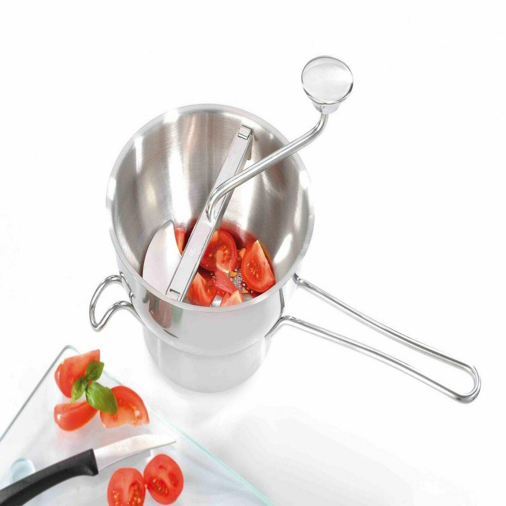 Voir la diapositive 2 : GEFU Moulin à légumes inox 2 grilles - 24200