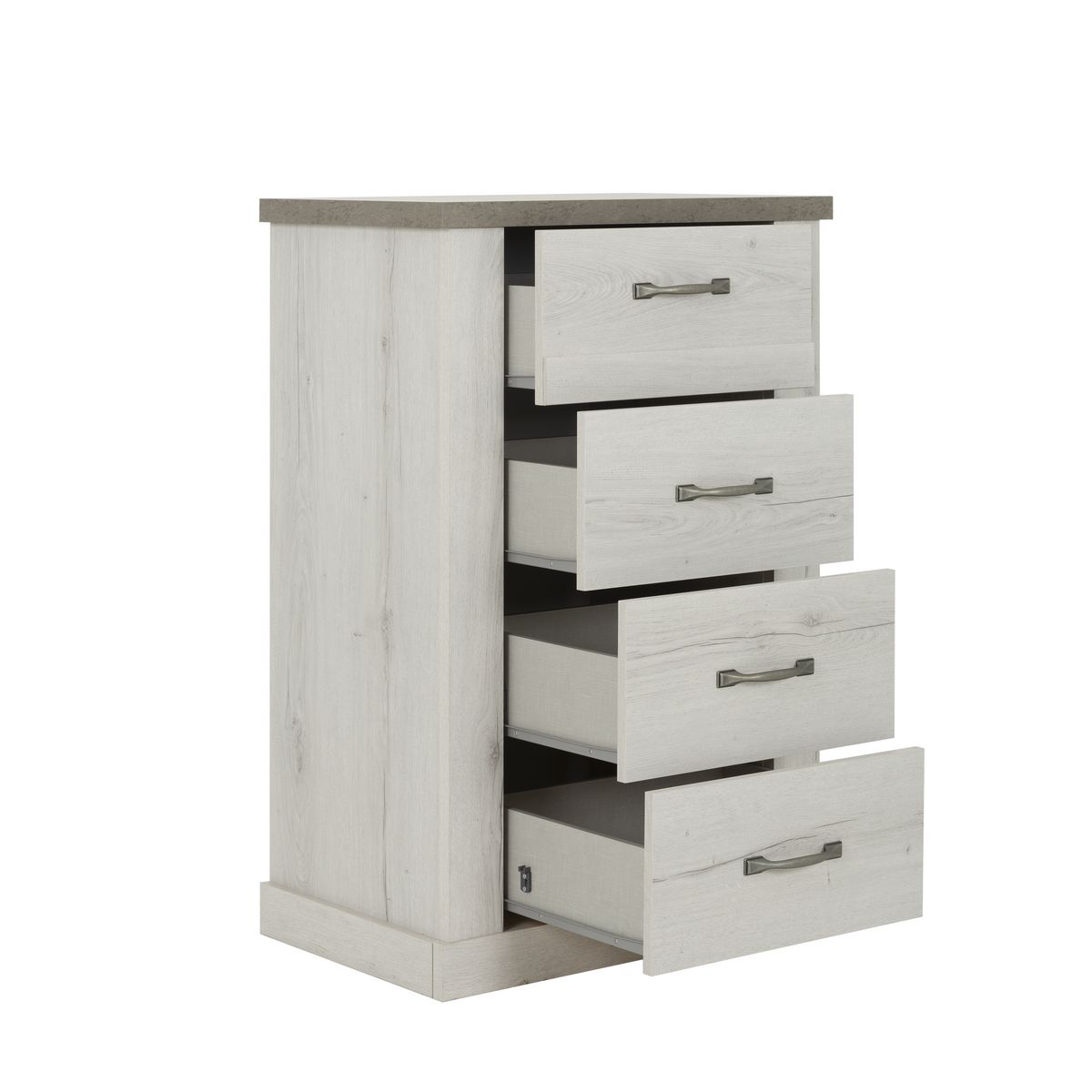 Chiffonier 4 tiroirs L73xH108xP45cm GENEVE