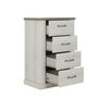 Voir la diapositive 2 : Chiffonier 4 tiroirs L73xH108xP45cm GENEVE