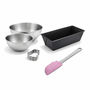 Voir la diapositive 1 : ZENKER Set de 4 ustensiles de pâtisserie moule à gâteaux bol et spatule Zenker Haribo