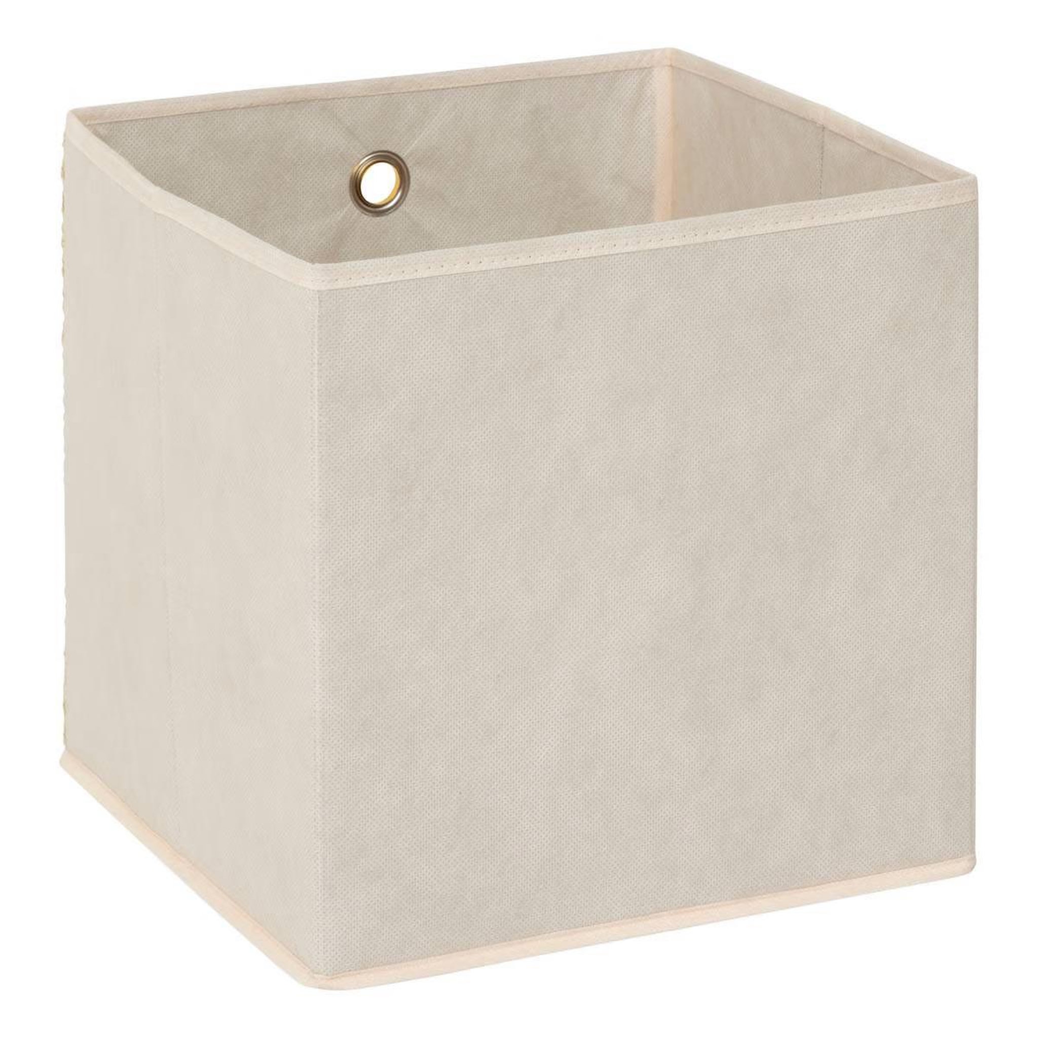 Voir la diapositive 2 : FIVE Boîte de rangement pliable  grass  31x31cm beige