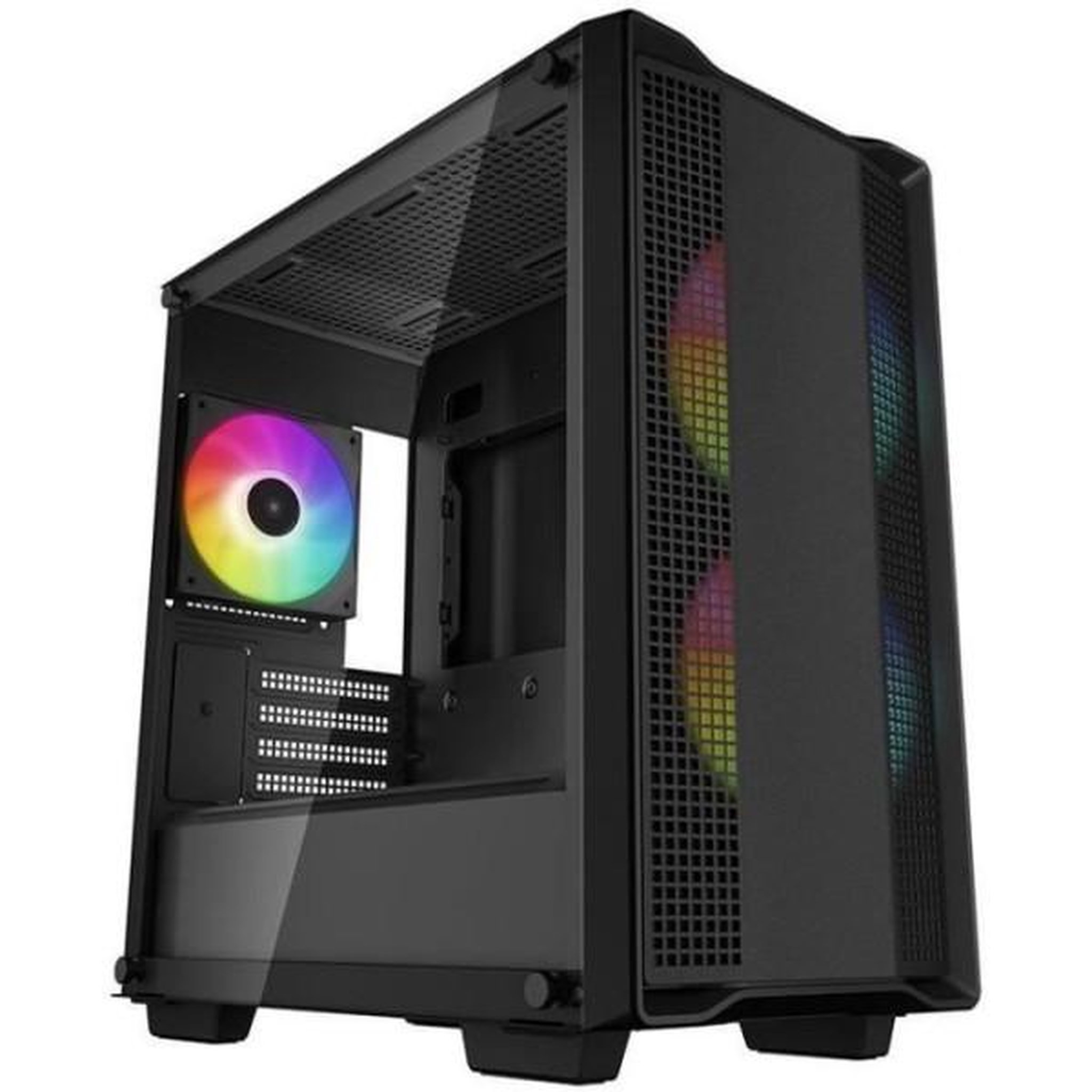Voir la diapositive 6 : Deepcool Boîtier PC - DEEPCOOL - CC360 A-RGB (Noir) - Mini tour - Format Micro-ATX - 3x120mm A-RGB