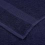 Voir la diapositive 6 : VIDAXL Serviettes d invité 2 pcs bleu marine 30x50 cm 100% coton