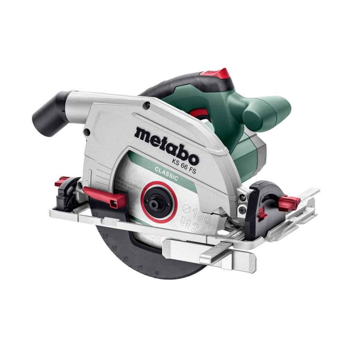 METABO SAS Scie circulaire KS 66 FS - 1500W - Profondeur de coupe 66 mm