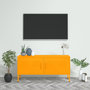 Voir la diapositive 1 : VIDAXL Meuble TV Jaune moutarde 105x35x50 cm Acier