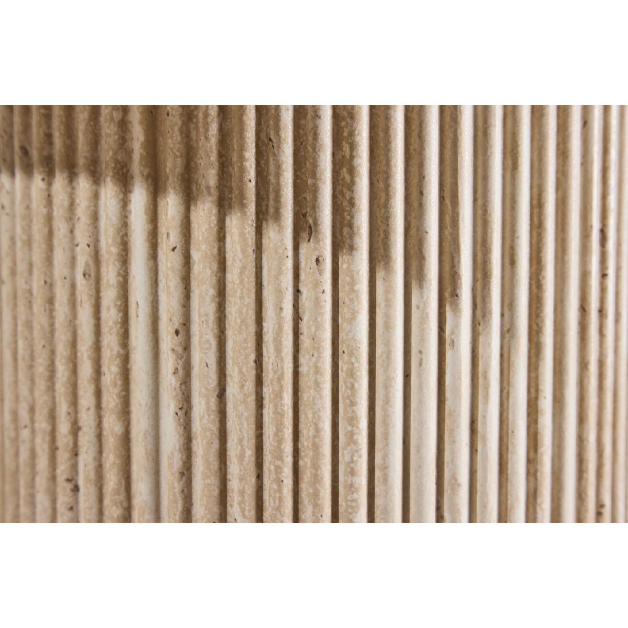 Voir la diapositive 4 : Paris Prix Table basse effet travertin  krille  60cm beige