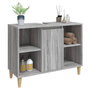 Voir la diapositive 4 : VIDAXL Meuble d'evier sonoma gris 80x33x60 cm bois d'ingenierie