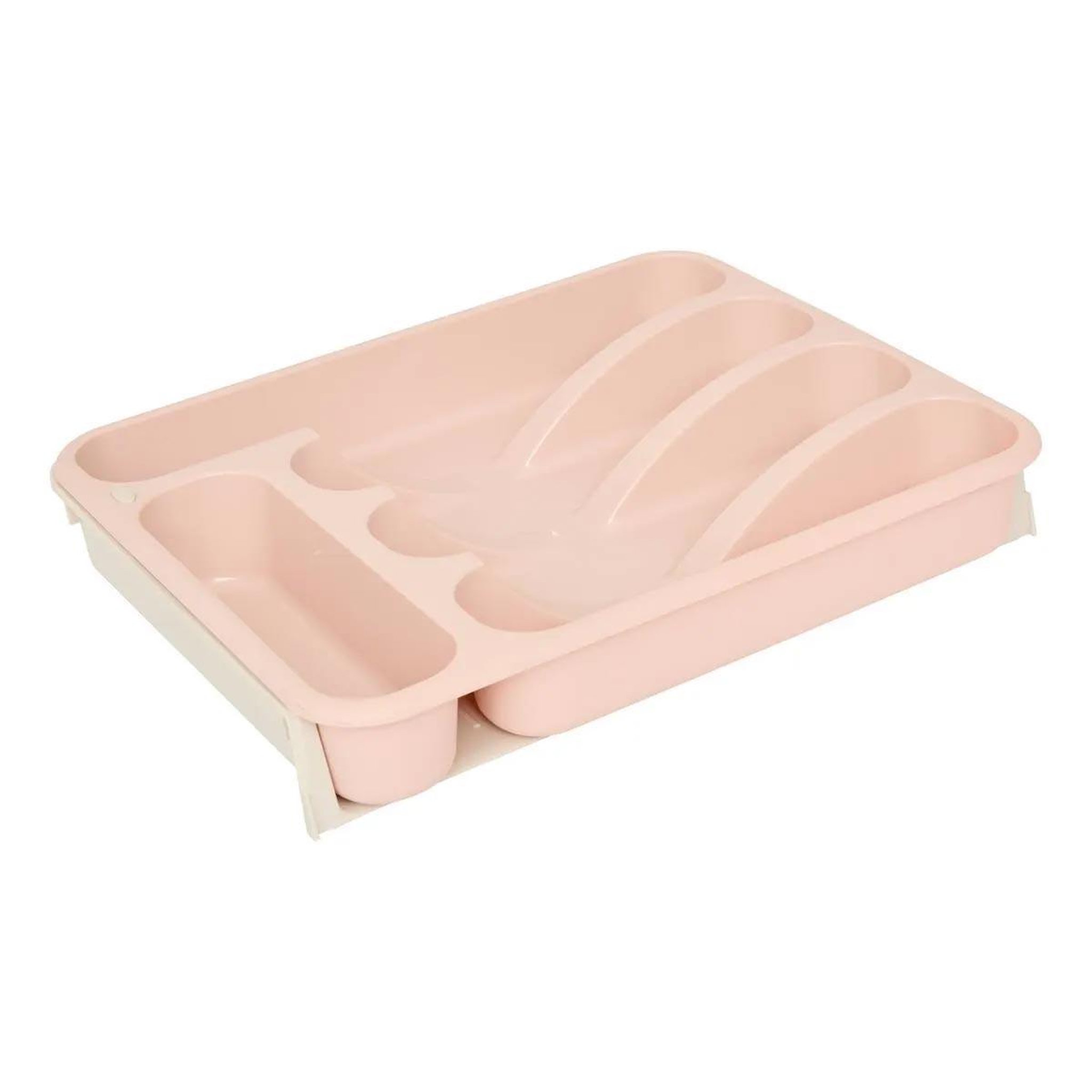 FIVE Range-couverts extensible  poly  28cm rose