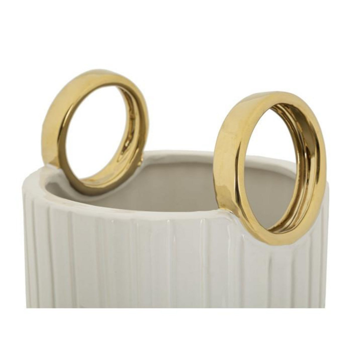 Paris Prix Vase Design en Céramique  Shopping  45cm Blanc