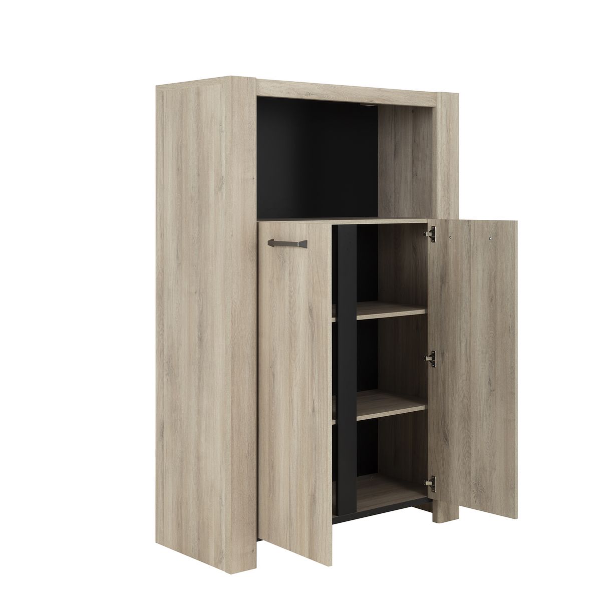 Vaisselier 2 portes  L114xH172xP49cm ROBIN