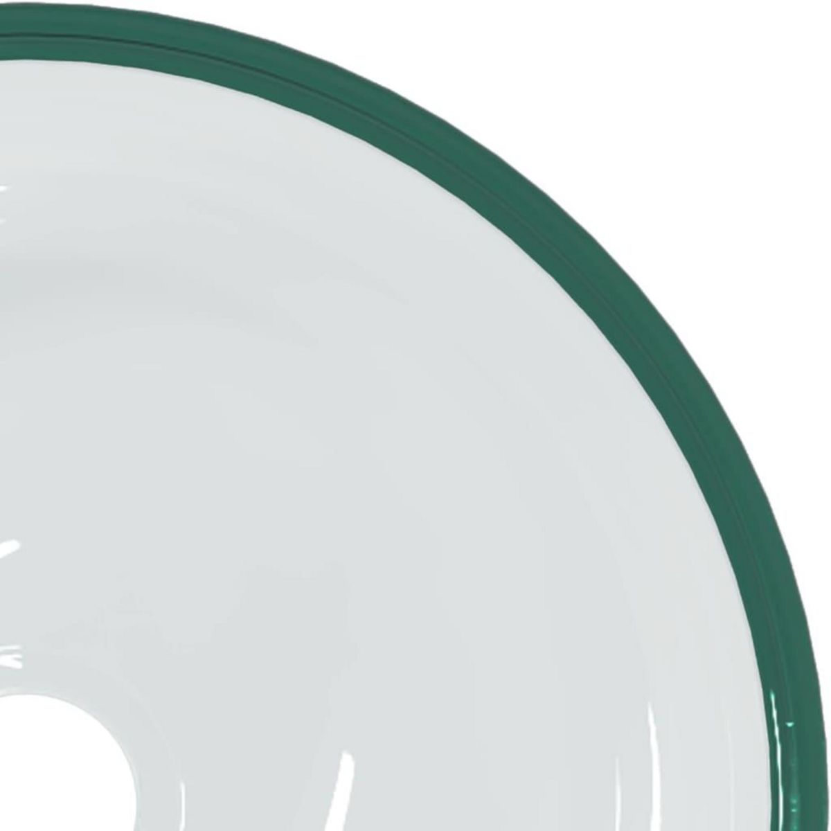 VIDAXL Lavabo Verre trempe 30x12 cm Transparent