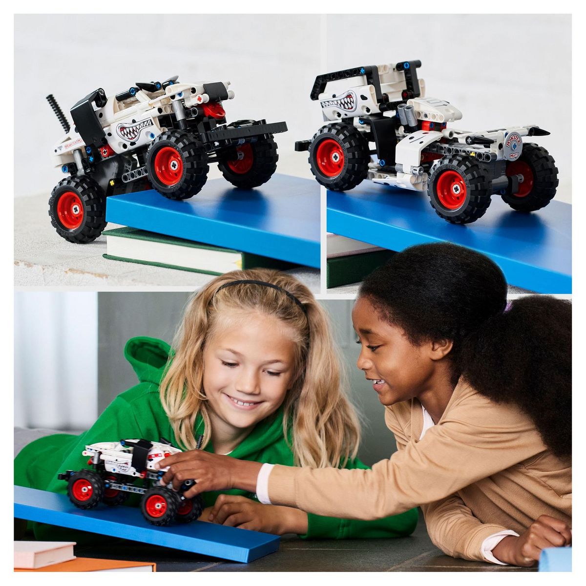 LEGO Technic 42150 Monster Jam Mutt Dalmatien, Jouet Monster Truck à Voiture de Course