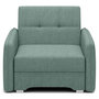 Voir la diapositive 1 : BEST MOBILIER Michelle - fauteuil convertible avec coffre en velours