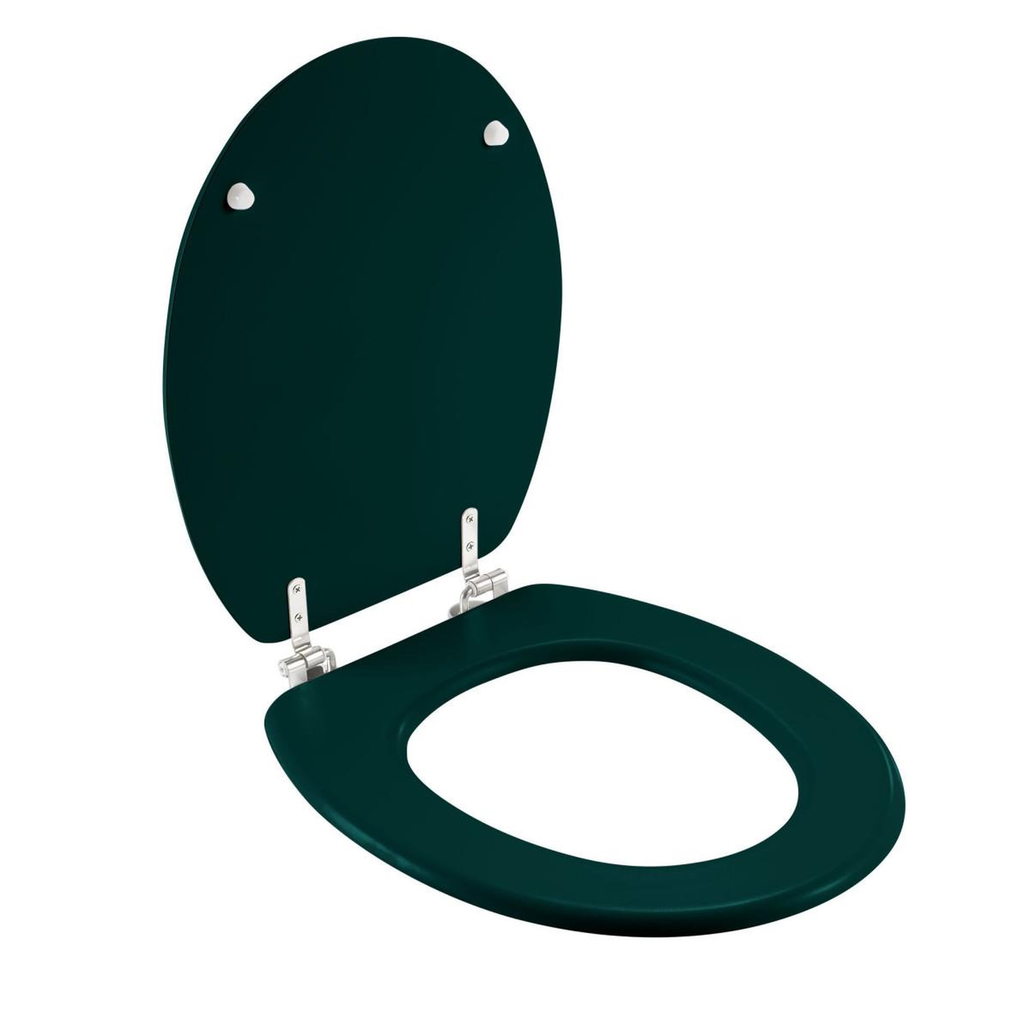 Voir la diapositive 3 : Douceur d'Intérieur Abattant wc imprimé  jade  46cm vert