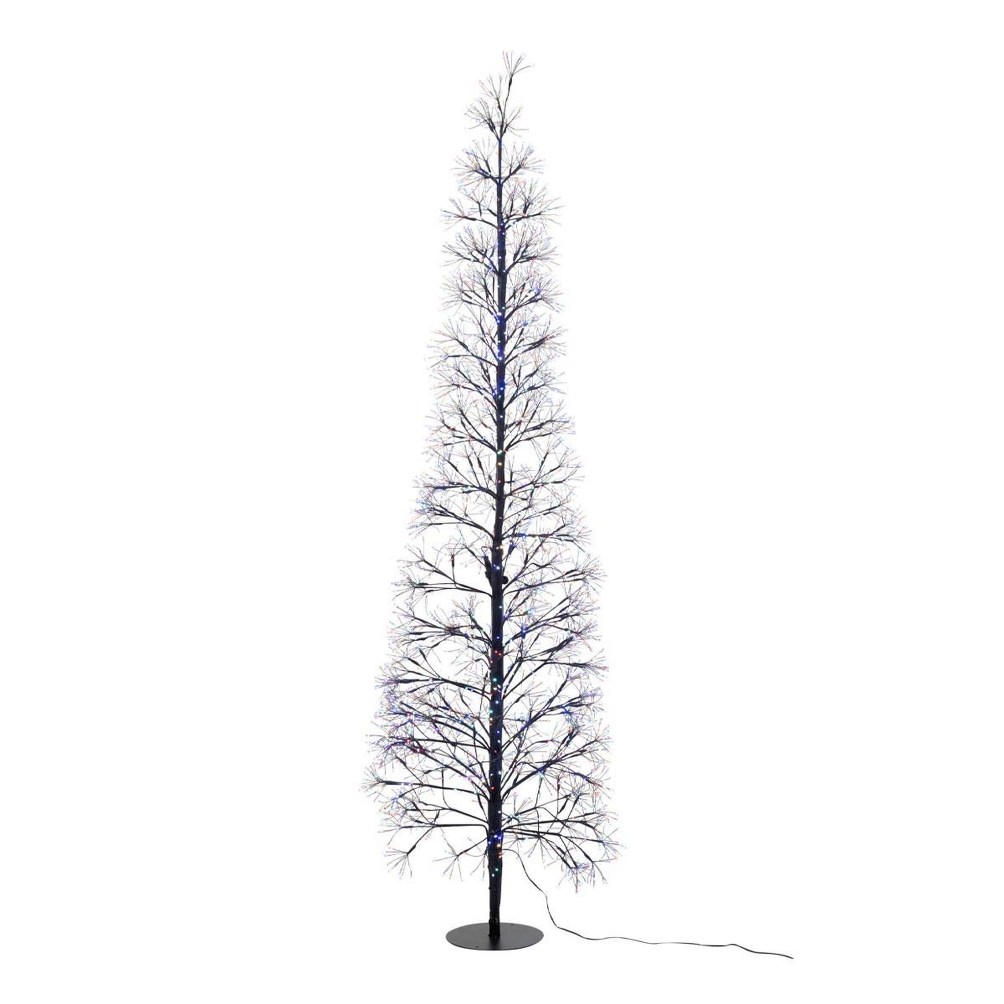 J-LINE Sapin à led en métal  grady  180cm multicolore