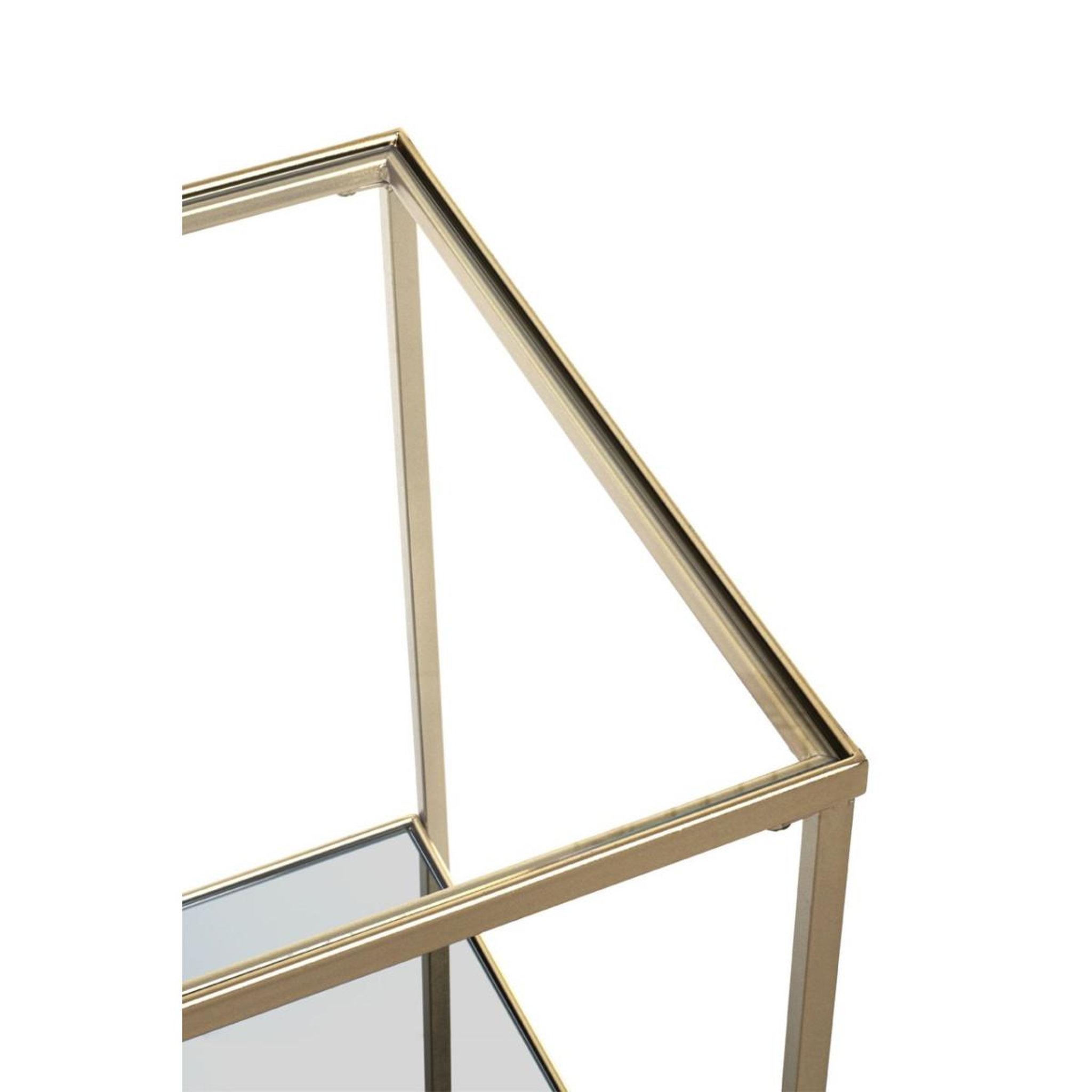 Voir la diapositive 3 : Paris Prix Table d'appoint carrée design  timana  55cm or