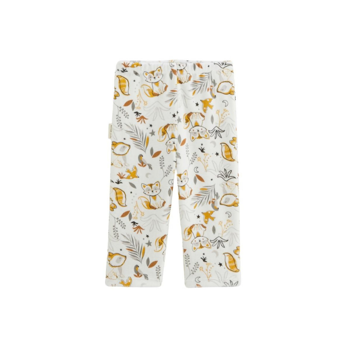 Petit Béguin Pyjama enfant 2 pièces en velours Petit Loup