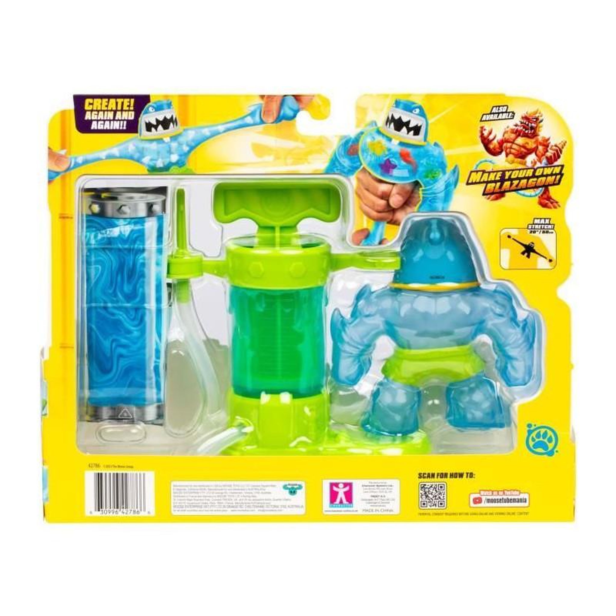 Voir la diapositive 2 : GENERIQUE Figurine Hero Creator Thrash 11cm - HERoeS OF GOO JIT ZU - Kit de création de texture personnalisée